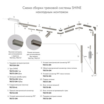 Коннектор SHINE BASE TR5723-DN